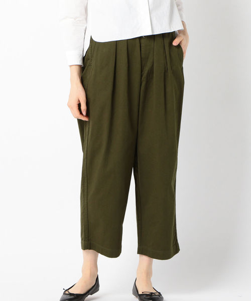 SHIPS Days(シップスデイズ)の「SHIPS Days:イージーグルカパンツ(その他パンツ・レディース・ネイビー/オリーブ・S~M/M~L)」の4枚目の写真