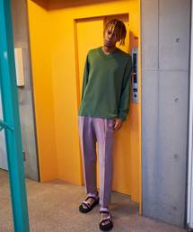 UNITED TOKYO | リボーン加工ワイド2タックスラックス(スラックス)