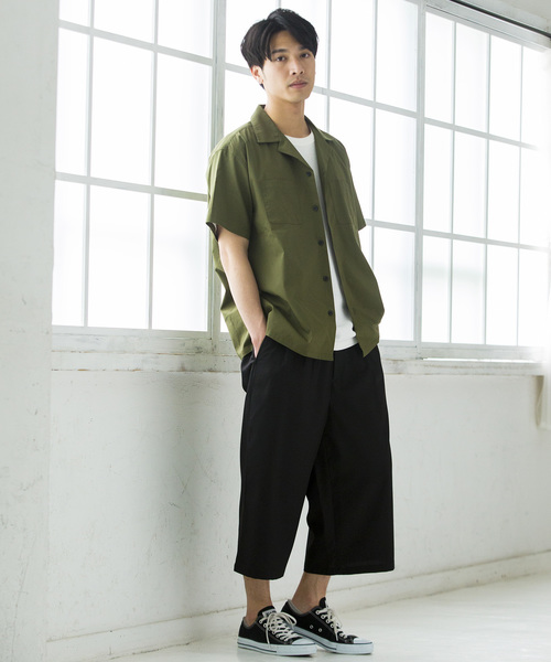 WEGO（ウィゴー）の「WEGO/ストレッチガウチョスラックス（スラックス・メンズ・ライトグレー/ブラック/グリーン・SMALL/MEDIUM/LARGE）」の9枚目の写真