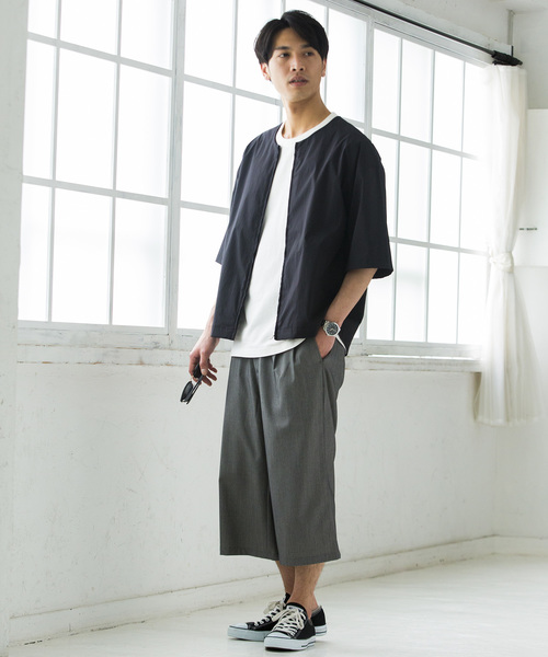 WEGO（ウィゴー）の「WEGO/ストレッチガウチョスラックス（スラックス・メンズ・ライトグレー/ブラック/グリーン・SMALL/MEDIUM/LARGE）」の14枚目の写真