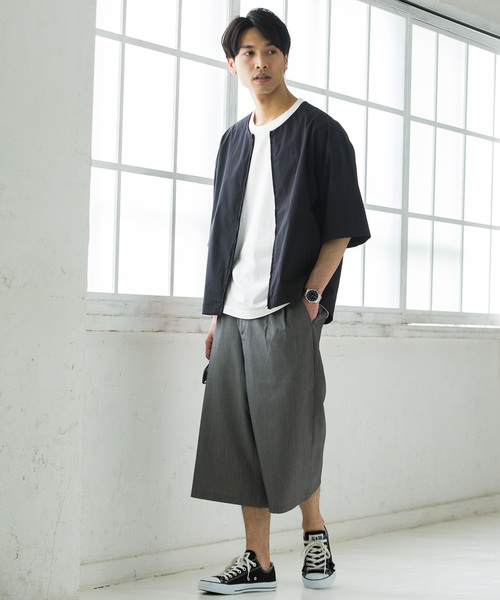 WEGO（ウィゴー）の「WEGO/ストレッチガウチョスラックス（スラックス・メンズ・ライトグレー/ブラック/グリーン・SMALL/MEDIUM/LARGE）」の15枚目の写真