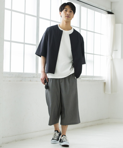 WEGO（ウィゴー）の「WEGO/ストレッチガウチョスラックス（スラックス・メンズ・ライトグレー/ブラック/グリーン・SMALL/MEDIUM/LARGE）」の16枚目の写真