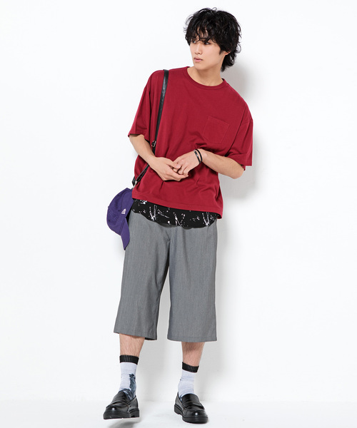 WEGO（ウィゴー）の「WEGO/ストレッチガウチョスラックス（スラックス・メンズ・ライトグレー/ブラック/グリーン・SMALL/MEDIUM/LARGE）」の21枚目の写真