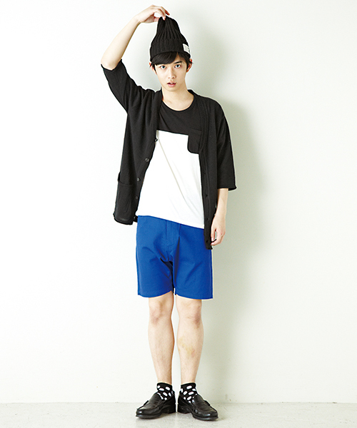 WEGO(ウィゴー)の「WEGO/バイカラーポケットTee(S)(Tシャツ/カットソー・メンズ・ダークグレー/オレンジ/レッド/ブラック/ホワイト・LARGE/MEDIUM)」の12枚目の写真
