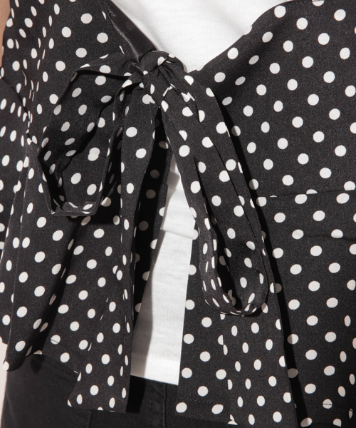 apres jour（アプレジュール）の「ドットビスチェTシャツ【ZOZOTOWN限定アイテム】（Tシャツ/カットソー・レディース・ブラック/オフホワイト・フリー）」の20枚目の写真