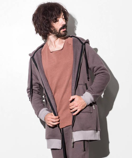 CDM BY CARPEDIEM（シーディーエムバイカルペディエム）の「CDM BY CARPEDIEM(シーディーエム バイ カルペディエム)クラシックロングパーカ（パーカー・メンズ・ブラック/グレー/カーキ・SMALL/MEDIUM/LARGE）」の3枚目の写真