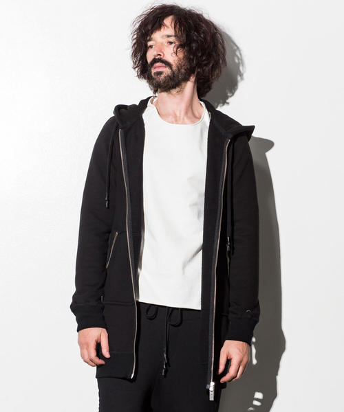 CDM BY CARPEDIEM（シーディーエムバイカルペディエム）の「CDM BY CARPEDIEM(シーディーエム バイ カルペディエム)クラシックロングパーカ（パーカー・メンズ・ブラック/グレー/カーキ・SMALL/MEDIUM/LARGE）」の2枚目の写真