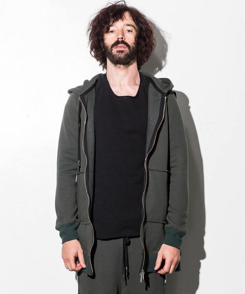 CDM BY CARPEDIEM（シーディーエムバイカルペディエム）の「CDM BY CARPEDIEM(シーディーエム バイ カルペディエム)クラシックロングパーカ（パーカー・メンズ・ブラック/グレー/カーキ・SMALL/MEDIUM/LARGE）」の4枚目の写真