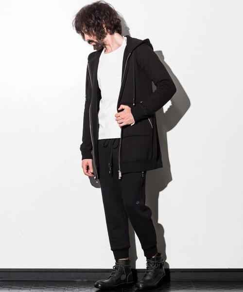 CDM BY CARPEDIEM（シーディーエムバイカルペディエム）の「CDM BY CARPEDIEM(シーディーエム バイ カルペディエム)クラシックロングパーカ（パーカー・メンズ・ブラック/グレー/カーキ・SMALL/MEDIUM/LARGE）」の15枚目の写真