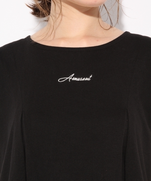 Heather(ヘザー)の「チュールカサネT/NS 800520(Tシャツ/カットソー・レディース・ホワイト/ブラック・FREE)」の9枚目の写真