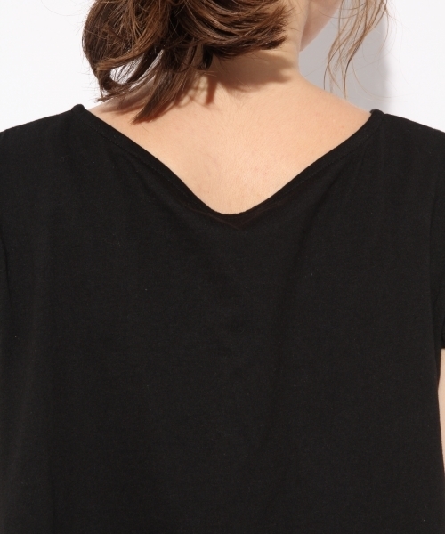 Heather(ヘザー)の「チュールカサネT/NS 800520(Tシャツ/カットソー・レディース・ホワイト/ブラック・FREE)」の12枚目の写真