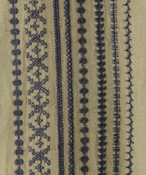 niko and...（ニコアンド）の「インドワイド刺繍シャツ（シャツ/ブラウス・メンズ・ホワイト/ブラウン/カーキ/チャコール・MEDIUM/LARGE）」の20枚目の写真