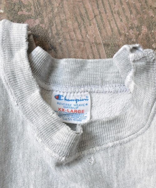 Champion（チャンピオン）の「【ヴィンテージ古着】80's  Champion "PURDUE" リバースウィーヴ クルーネックスウェット（スウェット・メンズ・ライトグレー・XX-LARGE）」の5枚目の写真