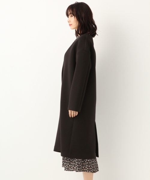 A part by（アパートバイ）の「ダンボールニットVNCコート 803899（その他アウター・レディース・ブラック/ベージュ・FREE）」の9枚目の写真