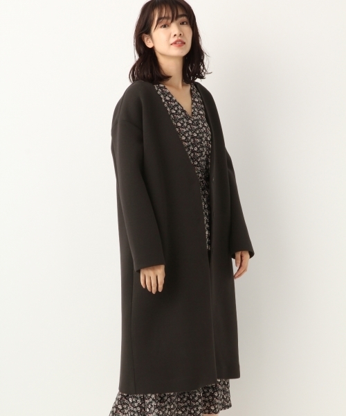 A part by（アパートバイ）の「ダンボールニットVNCコート 803899（その他アウター・レディース・ブラック/ベージュ・FREE）」の19枚目の写真