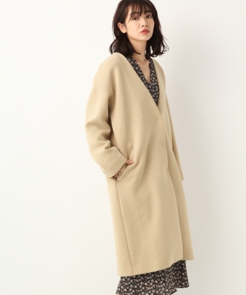 A part by（アパートバイ）の「ダンボールニットVNCコート 803899（その他アウター・レディース・ブラック/ベージュ・FREE）」の18枚目の写真