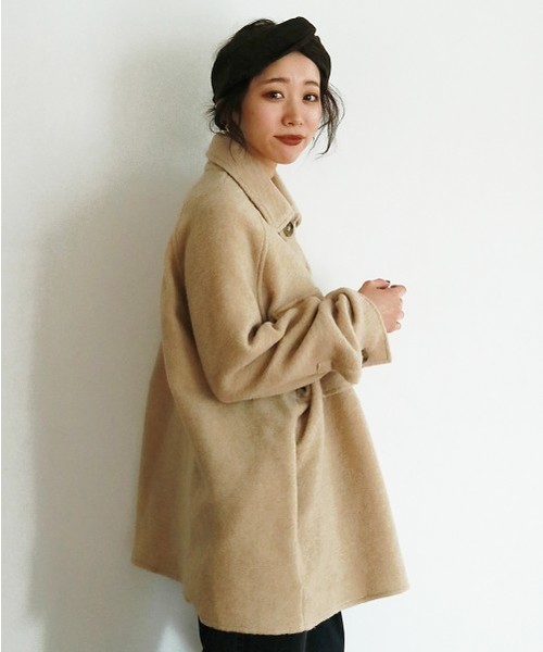 TODAYFUL（トゥデイフル）の「ルーズスライバージャケット（ブルゾン・レディース・ベージュ/グレー・36inch/38inch）」の12枚目の写真