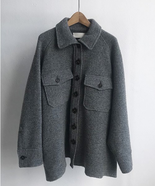 TODAYFUL（トゥデイフル）の「ルーズスライバージャケット（ブルゾン・レディース・ベージュ/グレー・36inch/38inch）」の16枚目の写真