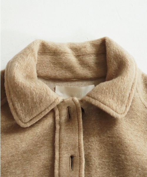 TODAYFUL（トゥデイフル）の「ルーズスライバージャケット（ブルゾン・レディース・ベージュ/グレー・36inch/38inch）」の13枚目の写真