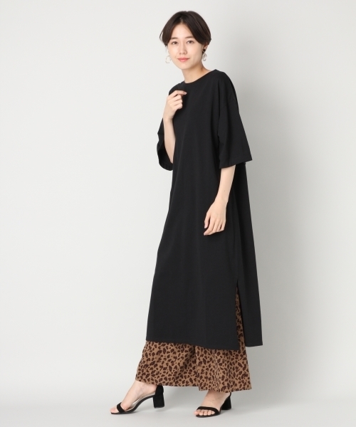 LOWRYS FARM（ローリーズファーム）の「カラーワンピースＳＳ／Ｍ　808792（ワンピース・レディース・パープル/ブラウン/アイボリー/カーキ/ブラック・MEDIUM/LARGE）」の8枚目の写真