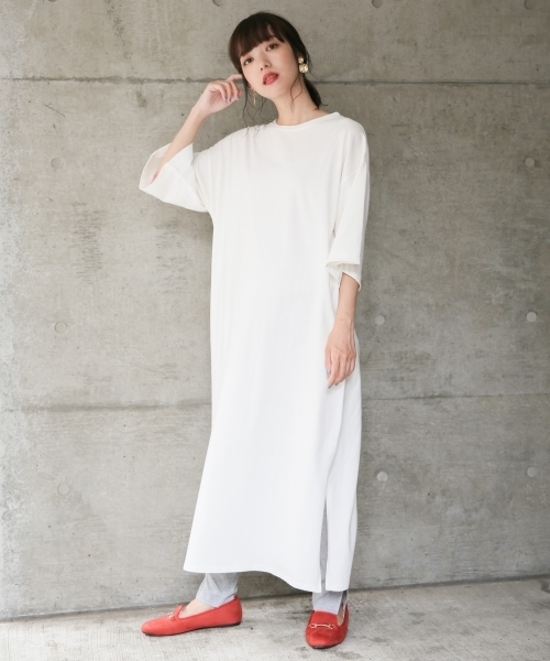 LOWRYS FARM（ローリーズファーム）の「カラーワンピースＳＳ／Ｍ　808792（ワンピース・レディース・パープル/ブラウン/アイボリー/カーキ/ブラック・MEDIUM/LARGE）」の15枚目の写真