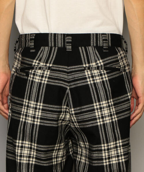 green label relaxing（グリーンレーベルリラクシング）の「CM KINLOCH ANDERSON ｳｰﾙﾁｪｯｸ FULL-CUT パンツ ◆（その他パンツ・メンズ・ベージュ/ブラック・L/M/S）」の14枚目の写真