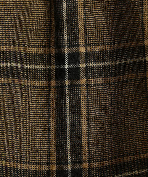 green label relaxing（グリーンレーベルリラクシング）の「CM KINLOCH ANDERSON ｳｰﾙﾁｪｯｸ FULL-CUT パンツ ◆（その他パンツ・メンズ・ベージュ/ブラック・L/M/S）」の7枚目の写真