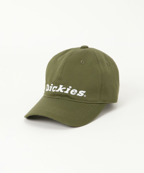 Dickies(ディッキーズ)の「WEB限定 Dickies ディッキーズ ツイルワッペンキャップ(キャップ・レディース・ブラック/グレー/ダークオリーブ・FREE)」の3枚目の写真