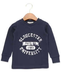 green label relaxing | ワッフル カレッジプリント プルオーバー(Tシャツ/カットソー)