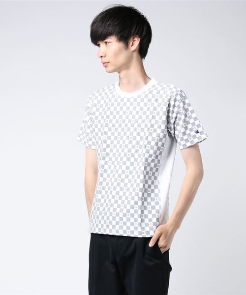 Champion(チャンピオン)の「【Champion/チャンピオン】メンズ Tシャツ リバースウィーブ チャンピオン(Tシャツ/カットソー・メンズ・レッド系その他6/ネイビー/グレー・LARGE/X-LARGE/SMALL/MEDIUM)」の2枚目の写真