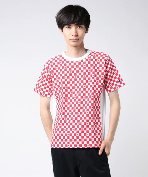 Champion(チャンピオン)の「【Champion/チャンピオン】メンズ Tシャツ リバースウィーブ チャンピオン(Tシャツ/カットソー・メンズ・レッド系その他6/ネイビー/グレー・LARGE/X-LARGE/SMALL/MEDIUM)」の1枚目の写真