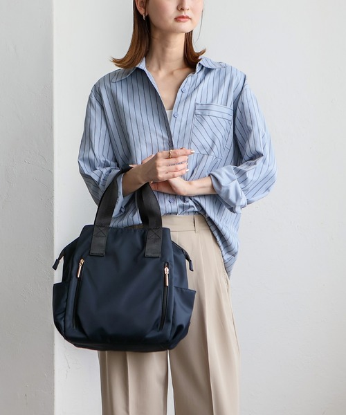 VitaFelice（ヴィータフェリーチェ）の「大容量ナイロンリュックサック（バックパック/リュック・レディース・ブラック/ネイビー/モカ/ブラウン/グレー/グリーン系その他・FREE）」の18枚目の写真