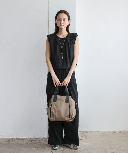 VitaFelice（ヴィータフェリーチェ）の「大容量ナイロンリュックサック（バックパック/リュック・レディース・ブラック/ネイビー/モカ/ブラウン/グレー/グリーン系その他・FREE）」の22枚目の写真