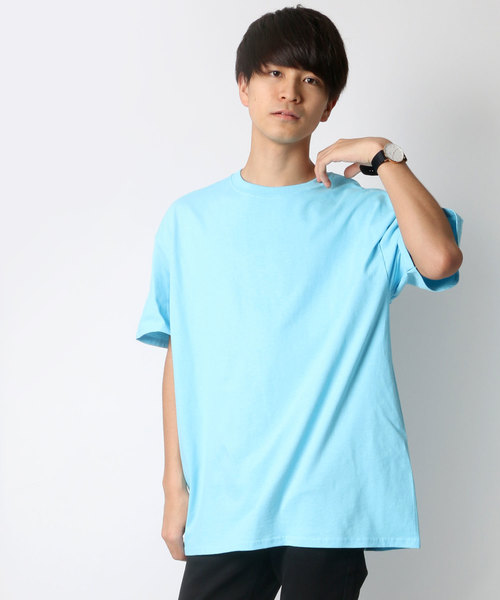 GILDAN（ギルダン）の「GILDAN/ギルダン ビッグシルエット USAフィット 1/2スリーブＴシャツ/無地T（Tシャツ/カットソー・メンズ・ネイビー/チャコール/ブラック/ピンク/ブラウン/サックスブルー/ホワイト/ベージュ/オレンジ/グレー/レッド/イエロー/パープル/ブルー/ワイン/ダークグリーン・M/L/XL）」の9枚目の写真