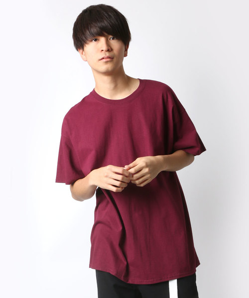 GILDAN（ギルダン）の「GILDAN/ギルダン ビッグシルエット USAフィット 1/2スリーブＴシャツ/無地T（Tシャツ/カットソー・メンズ・ネイビー/チャコール/ブラック/ピンク/ブラウン/サックスブルー/ホワイト/ベージュ/オレンジ/グレー/レッド/イエロー/パープル/ブルー/ワイン/ダークグリーン・M/L/XL）」の15枚目の写真
