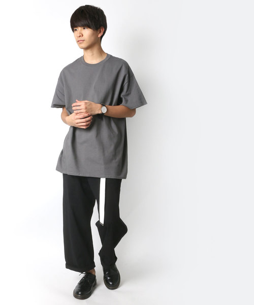 GILDAN（ギルダン）の「GILDAN/ギルダン ビッグシルエット USAフィット 1/2スリーブＴシャツ/無地T（Tシャツ/カットソー・メンズ・ネイビー/チャコール/ブラック/ピンク/ブラウン/サックスブルー/ホワイト/ベージュ/オレンジ/グレー/レッド/イエロー/パープル/ブルー/ワイン/ダークグリーン・M/L/XL）」の22枚目の写真