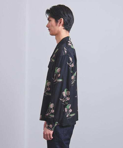 FILL THE BILL(フィルザビル)の「<FILL THE BILL(フィル ザ ビル)> ビッグ アロハ シャツ(シャツ/ブラウス・メンズ・ホワイト/ブラック・1/2)」の5枚目の写真