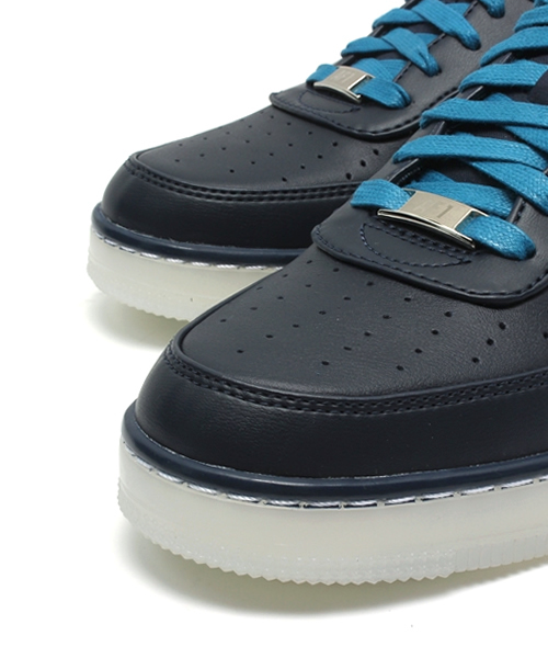 NIKE(ナイキ)の「ナイキ エアフォース ダウンタウン ティエンポカラー NIKE AF1 DOWNTOWN 579962(スニーカー・メンズ・グリーン/ネイビー/シルバー・27cm/28.5cm/26cm/26.5cm/29cm/28cm/27.5cm)」の7枚目の写真