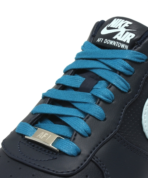 NIKE(ナイキ)の「ナイキ エアフォース ダウンタウン ティエンポカラー NIKE AF1 DOWNTOWN 579962(スニーカー・メンズ・グリーン/ネイビー/シルバー・27cm/28.5cm/26cm/26.5cm/29cm/28cm/27.5cm)」の8枚目の写真