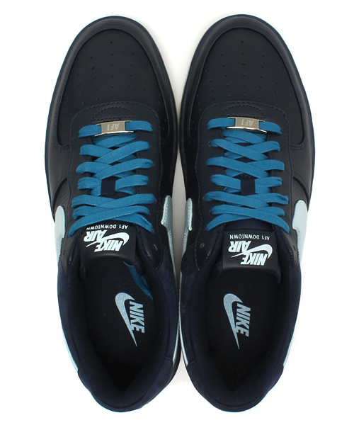 NIKE(ナイキ)の「ナイキ エアフォース ダウンタウン ティエンポカラー NIKE AF1 DOWNTOWN 579962(スニーカー・メンズ・グリーン/ネイビー/シルバー・27cm/28.5cm/26cm/26.5cm/29cm/28cm/27.5cm)」の10枚目の写真