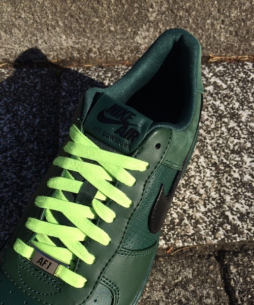 NIKE(ナイキ)の「ナイキ エアフォース ダウンタウン ティエンポカラー NIKE AF1 DOWNTOWN 579962(スニーカー・メンズ・グリーン/ネイビー/シルバー・27cm/28.5cm/26cm/26.5cm/29cm/28cm/27.5cm)」の16枚目の写真