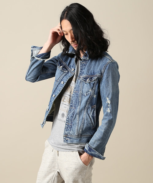 goa（ゴア）の「13oz セルヴィッチブロークンデニムジャケット（デニム 