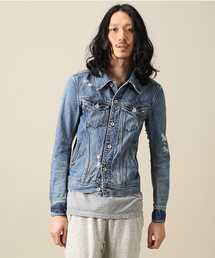 goa（ゴア）の「13oz セルヴィッチブロークンデニムジャケット（デニム