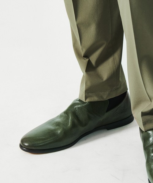 alfredoBANNISTER(アルフレッドバニスター)の「ソフトレザースリッポン(スリッポン・メンズ・ブラック/ダークブラウン/ネイビー/グリーン・39/40/41/42/43/44/45)」の3枚目の写真