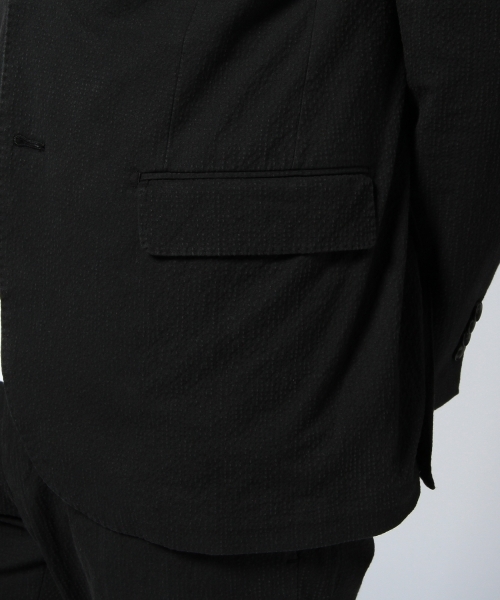 UNITED ARROWS（ユナイテッドアローズ）の「UAB シアサッカー　3Bジャケット ◆（テーラードジャケット・メンズ・ブラック・44/46/50/48）」の11枚目の写真