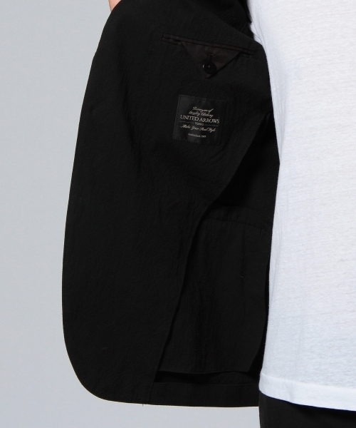 UNITED ARROWS（ユナイテッドアローズ）の「UAB シアサッカー　3Bジャケット ◆（テーラードジャケット・メンズ・ブラック・44/46/50/48）」の13枚目の写真