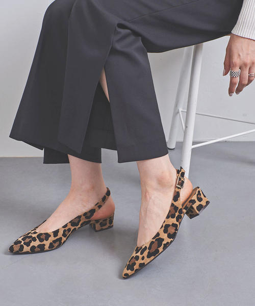 UNITED ARROWS(ユナイテッドアローズ)の「UWFM ポインテッド スリングバック パンプス ◆(パンプス・レディース・ブラック/その他1・37/35h/37h/36h/35/38/36)」の3枚目の写真