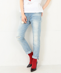Ray BEAMS | RED CARD /  ボーイフレンドデニム(デニムパンツ)