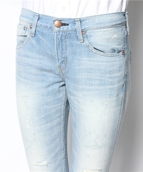 Ray BEAMS（レイビームス）の「RED CARD /  ボーイフレンドデニム（デニムパンツ・レディース・サックスブルー・22/24/25/23）」の7枚目の写真