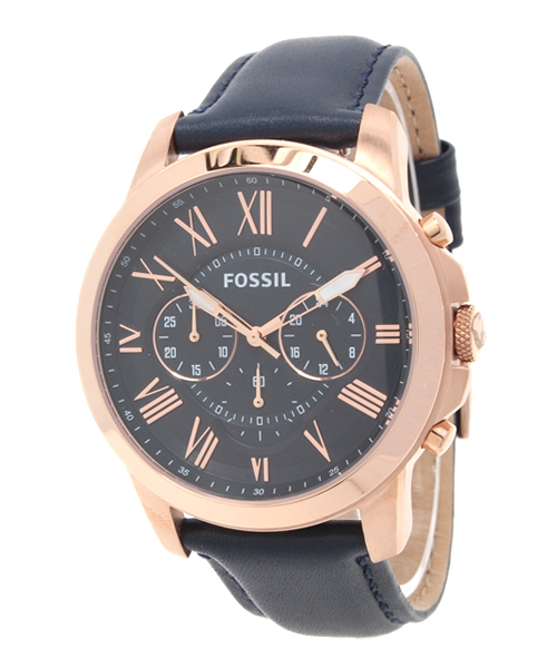 bpr BEAMS(ビーピーアール ビームス )の「FOSSIL / GRANT FS4835(アナログ腕時計・メンズ・ネイビー・ONE SIZE)」の1枚目の写真